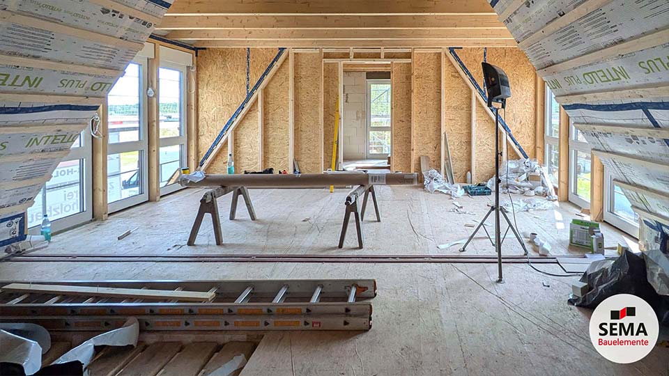 6.Einbau von Fenster und Türen