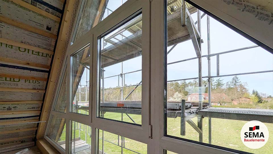 8.Einbau von Fenster und Türen